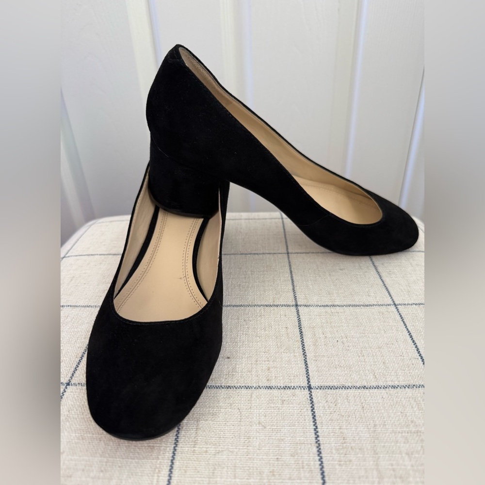 Marc Fisher Black Suede Heels